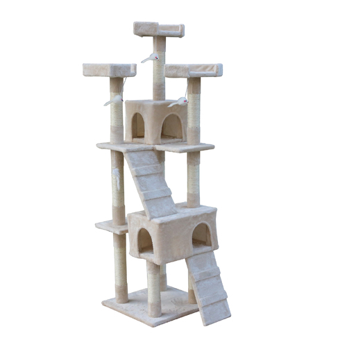 170cm Cat Scratching Post Tree Post House Tower with Ladder Furniture