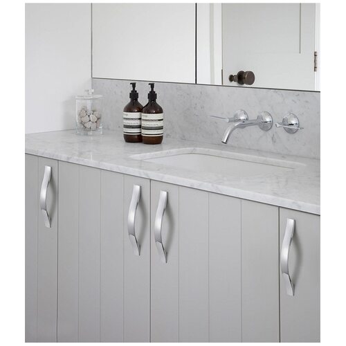 Brushed Silver Furniture Kitchen Bathroom Cabinet Handles Drawer Bar Handle Pull Knob