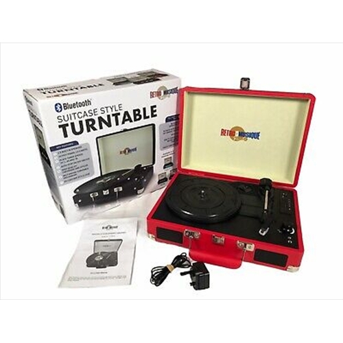 Bluetooth Suitcase Style Record Player