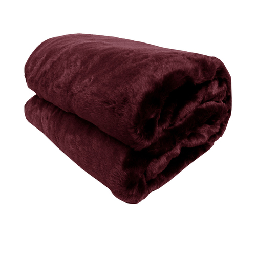 Faux Mink Throw Rug 