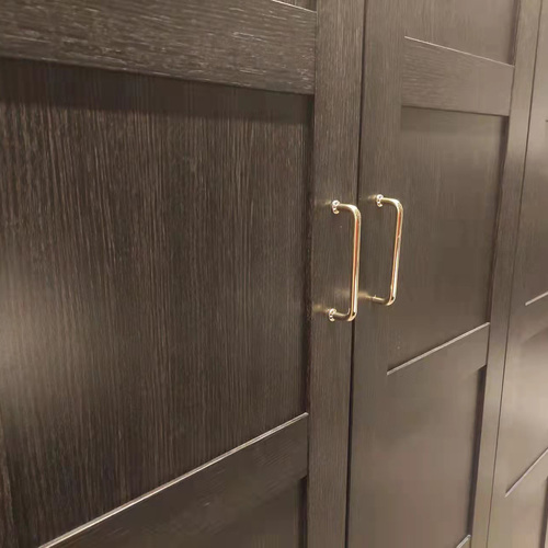Polished gold Furniture Kitchen Bathroom Cabinet Handles Drawer Bar Handle Pull Knob