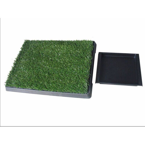 Indoor Dog Puppy Toilet Grass Potty Training Mat Loo Pad pad with grass