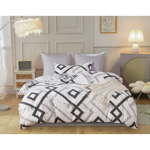 Ashwin Quilt Doona Duvet Cover Set