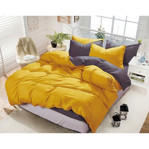 1000TC Reversible Duvet Doona Quilt Cover Set