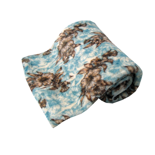 190GSM Fashion Printed Ultra Soft Coral Fleece Throw 127 x 152cm