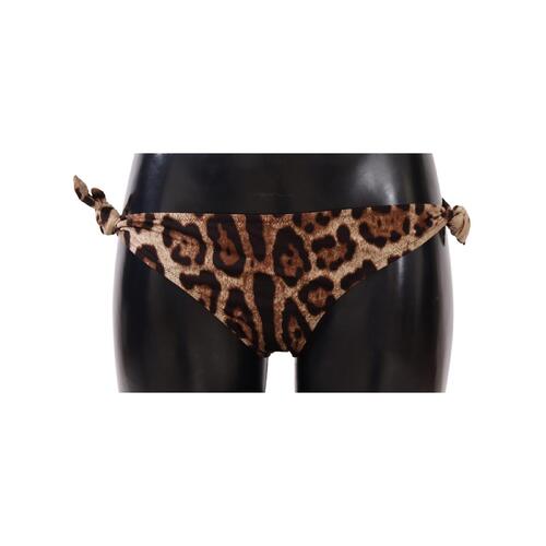 Leopard Print Bikini Bottom - Dolce & Gabbana Women