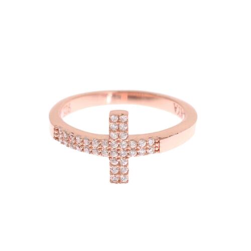Authentic NIALAYA Pink Gold Plated Silver Ring Women