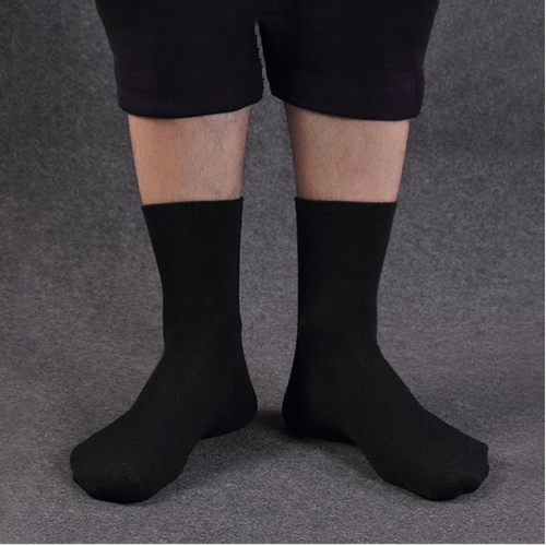 10 Pairs Men's Women's Cotton Breathable Crew Length Socks Work Business Cushion