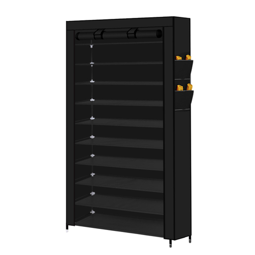 2X Shoe Rack Storage Cabinet Cube DIY Organiser 10 Tier Organizer