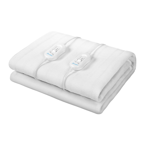 Electric Blanket Heated Fully Fitted Pad Washable Winter Warm
