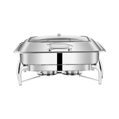 Stainless Steel Rectangular Chafing Dish Tray Buffet Cater Food Warmer Chafer with Top Lid