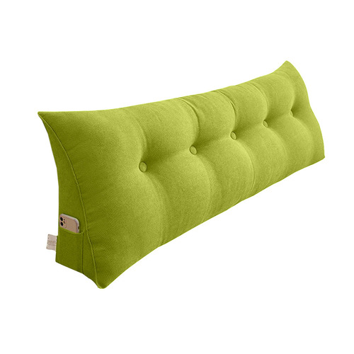 150cm Triangular Wedge Bed Pillow Headboard Backrest Bedside Tatami Cushion Home Decor