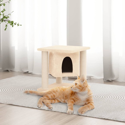Cat Tree with Sisal Scratching Posts 37 cm