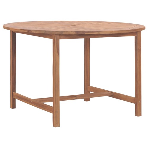 Garden Dining Table 110x75 cm Solid Wood Teak