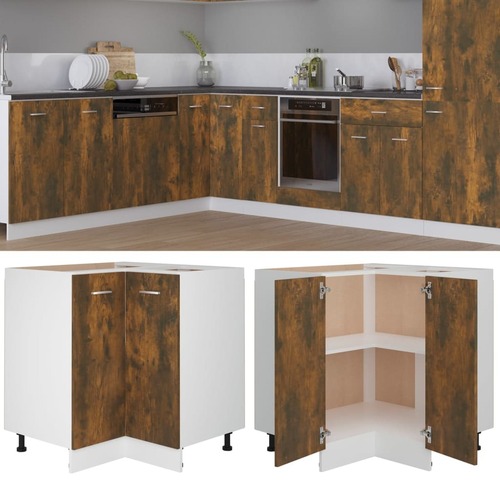 Kitchen Cabinet Smoked Oak Engineered Wood