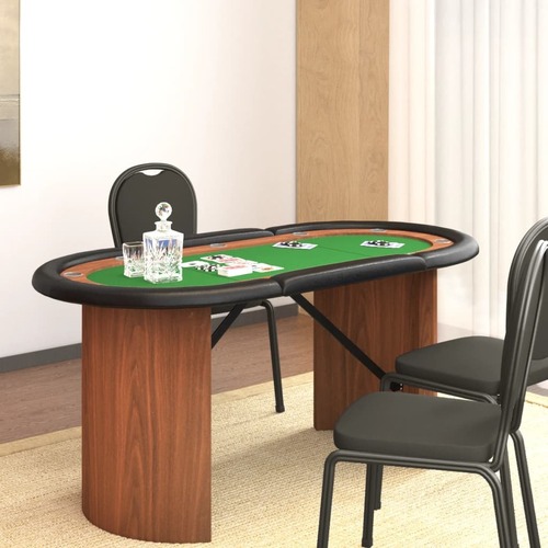 10-Player Poker Table 160x80x75 cm