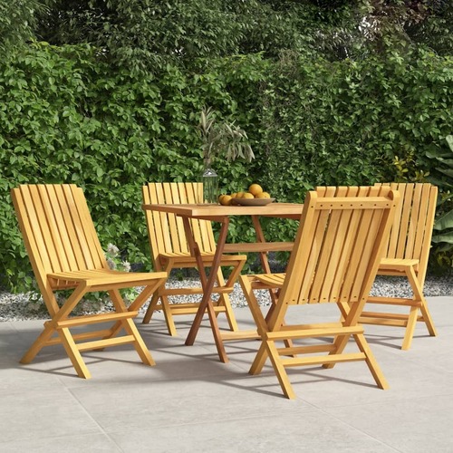 Folding Garden Chairs 47x47x89 cm Solid Wood Teak