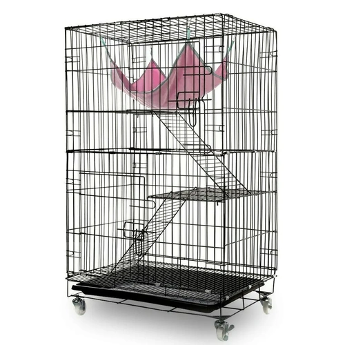 3 Level Rabbit Bird Cage Ferret Parrot Aviary Cat Rat Aviary Budgie Hamster Pet Cages Castor