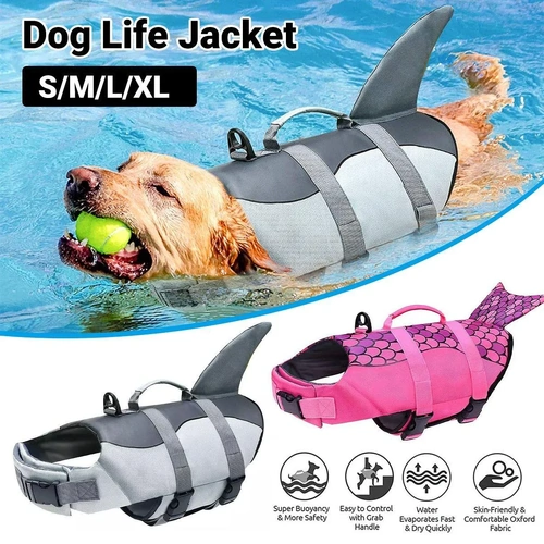 Pet Life Jacket Dog Swim Vest Outdoor Water Gear for Summer Swimming Activities
