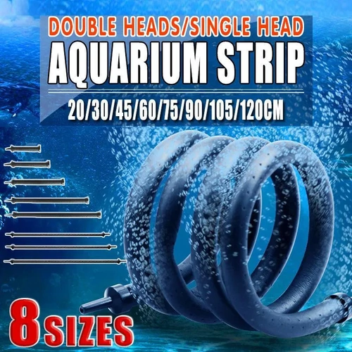 Flexible Aquarium Air Stone Oxygen Diffuser Strip for Fish Tank Aeration System