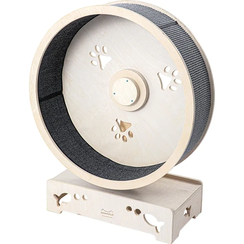 HONEYPOTCAT Fit & Fun Active Runner Wood Cat Wheel