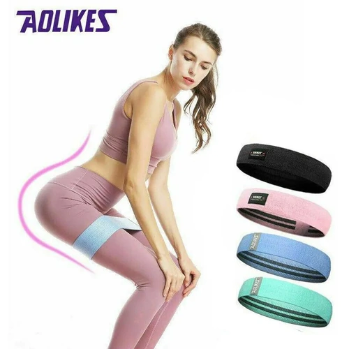 8x64CM Resistance Booty Bands Hip Circle Loop Bands Gym Home Exercise Women