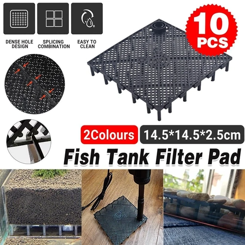 Fish Tank Aquarium Under Gravel Filter System Safe Filtration Plate Board Kit