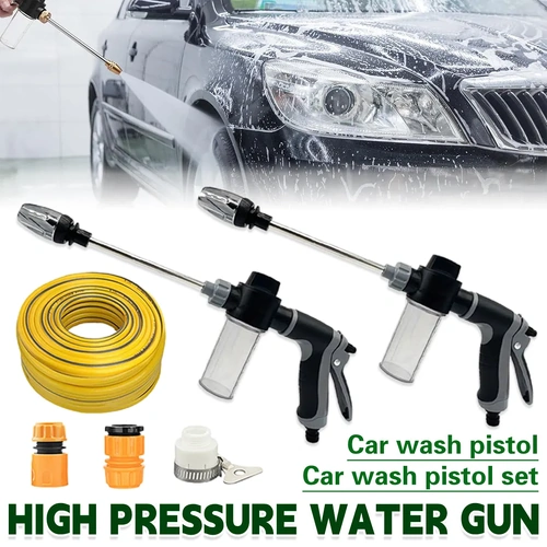 High Pressure Long Pole Water Spray Nozzle Household Car Wash Cleaning Sprayer