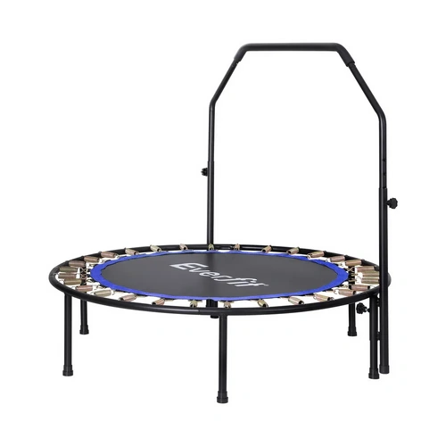 48inch Round Fitness Trampoline Rebounder Adjustable Handrail