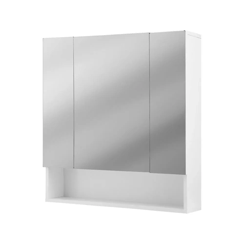 Bathroom Mirror Cabinet Medicine Adjustable Shelves Wall Hung