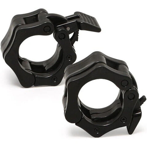 2Pcs 1in / 25mm Dumbbell Clamps Barbell Clamps Collars Clips Bar Plates Collar Clips