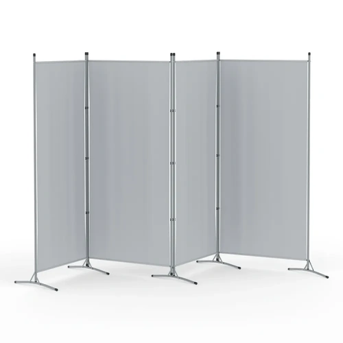 4 Panel Room Divider Screen 345x180cm Fabric