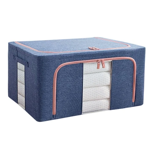 24L Cloth Storage Box Closet Organizer Storage Bags Clothes Storage Bags Wardrobe Organizer Idea