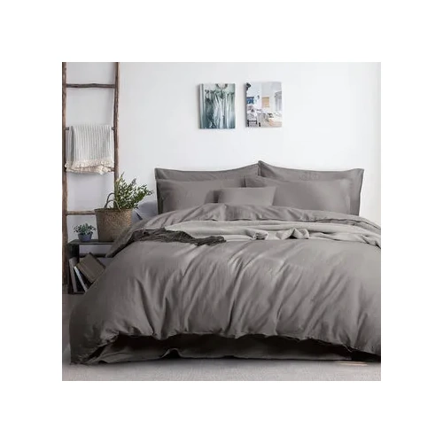 luxurious linen cotton quilt cover set queen