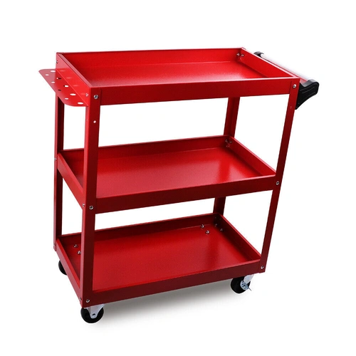 3-Tier Tool Cart Trolley Tool Box Workshop Garage Storage 150KG Organizer Garage