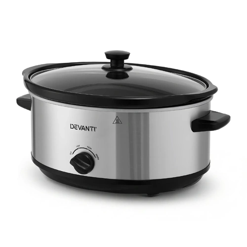 Slow Cooker Electric Multi Cooker with 3 Heat Settings and Keep Warm Function