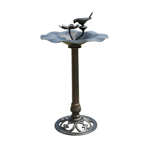 Lotus bird bath