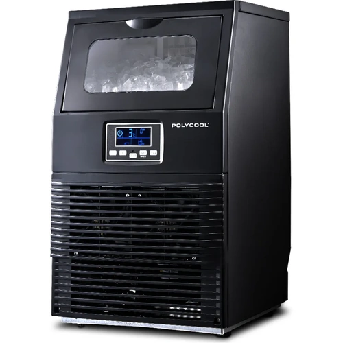 POLYCOOL Commercial Ice Maker Machine up 24hr Timer & Self Cleaning Programs