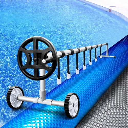 Aquabuddy Pool Cover 400 Micron Swimming Pool Solar Blanket Roller