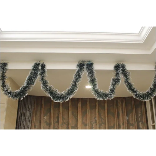 Christmas Tinsel Xmas Garland Sparkly Snowflake Party Home Décor Snow Tips
