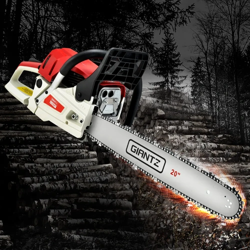 Chainsaw Petrol 62CC Bar Commercial E Start Pruning Chain Saw Chainsaw Petrol 62CC Bar