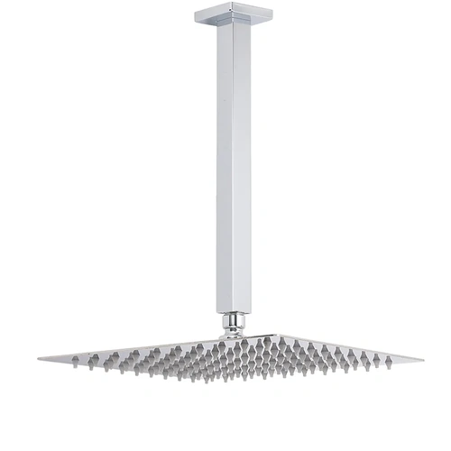 Wels Rainfall Shower Head Ceiling Dropper Extension Arm Square Set