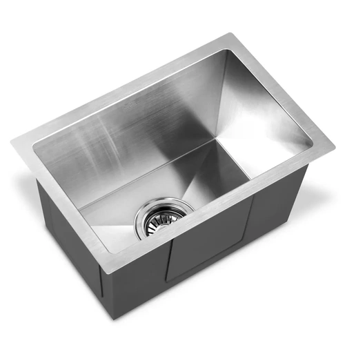 Stainless Steel Kitchen Sink Under/Top/Flush Mount Silver