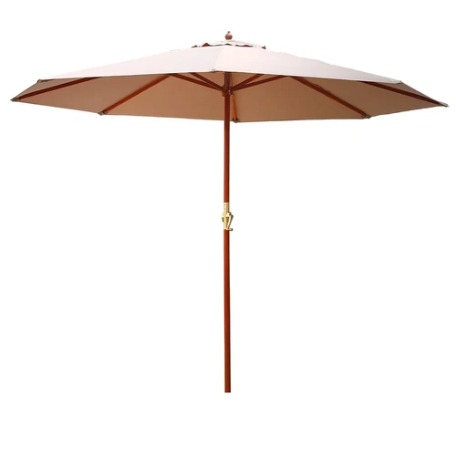 Outdoor Umbrella 3M Pole Cantilever Stand Garden Umbrellas Patio