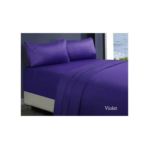 egyptian cotton sheet set 1 violet