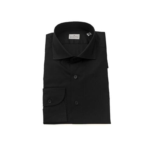 Bagutta Men's Black Cotton Shirt