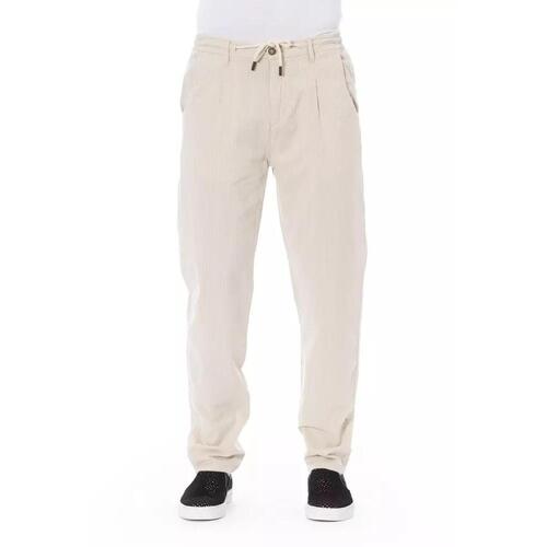 Baldinini Trend Men's Beige Cotton Jeans & Pant