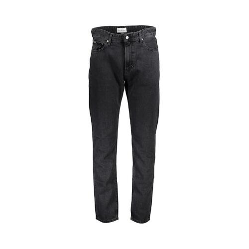 Calvin Klein Men's Black Cotton Jeans & Pant