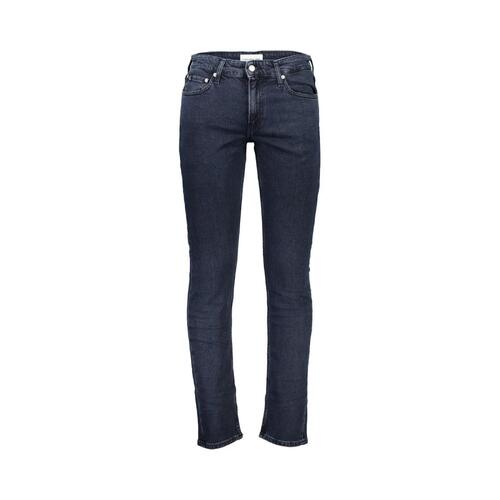 Calvin Klein Men's Blue Cotton Jeans & Pant