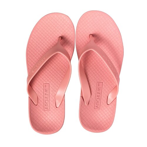 ARCHLINE Orthotic Thongs Arch Support Shoes Flip Flops - Pastel Pink